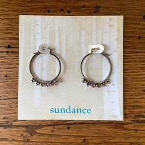 Sundance Catalog Sterling Silver Hoop Earrings